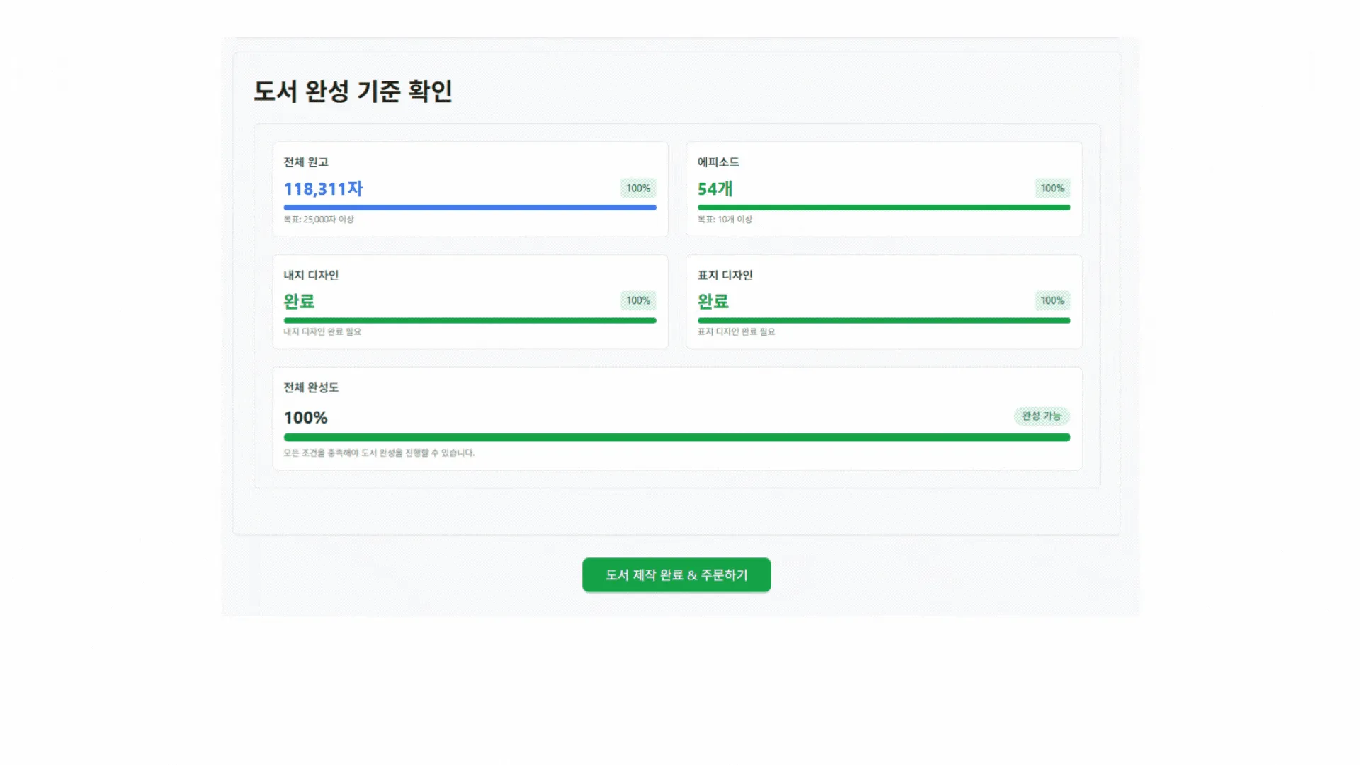 STEP 4 - 자서전 완성 및 배송